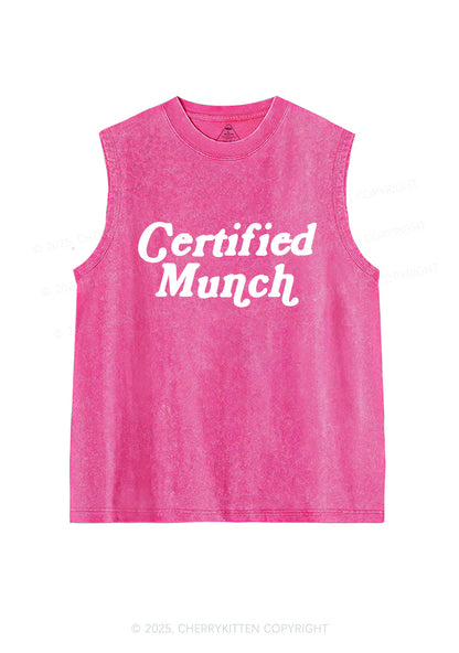 Certified Munch Y2K Washed Muscle Tank Cherrykitten