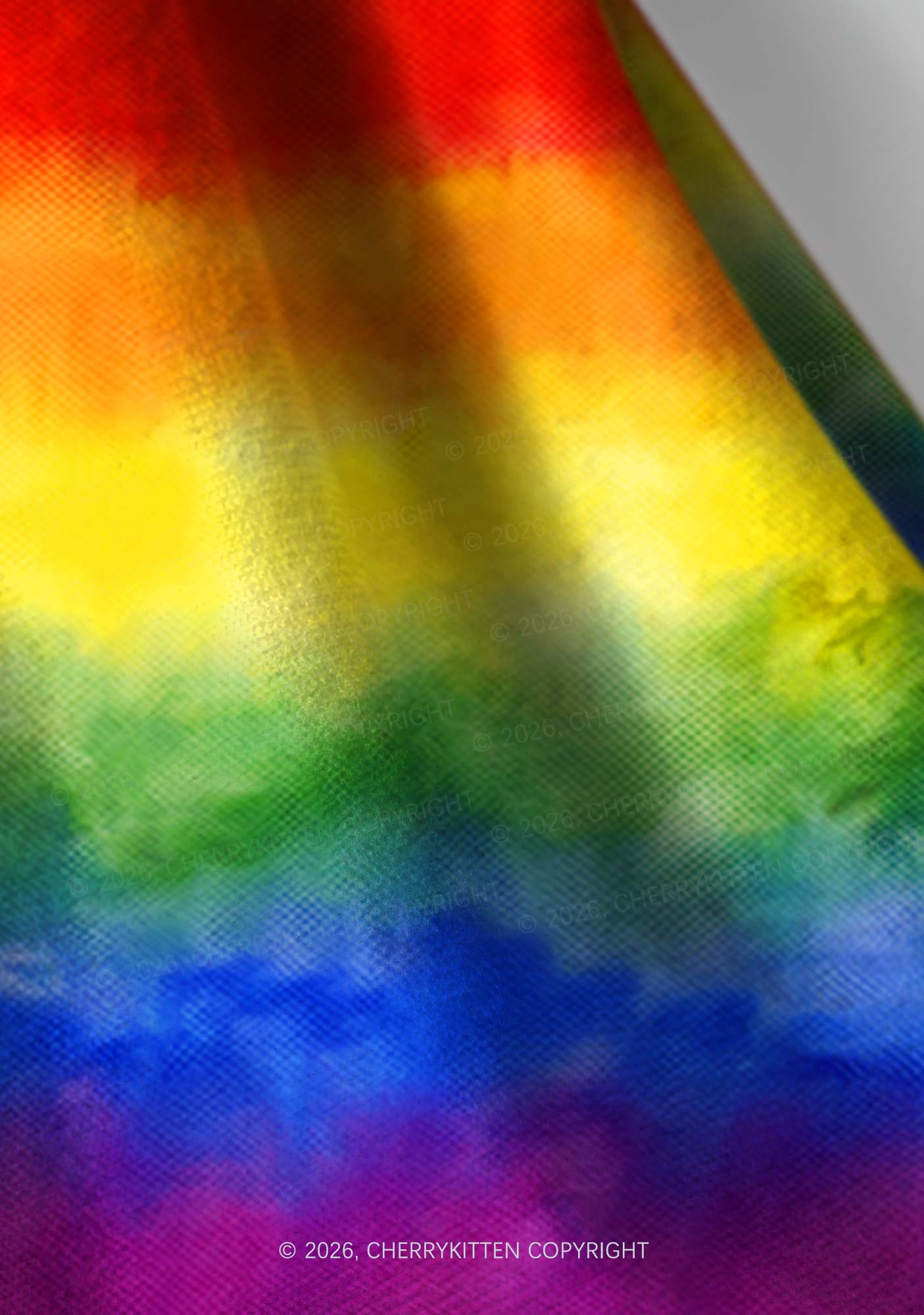 Rainbow Flag Pride Y2K Print Headband Cherrykitten