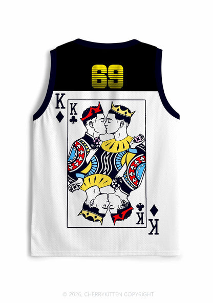 Black Gay King Pride Y2K Sport Jersey Tank Cherrykitten