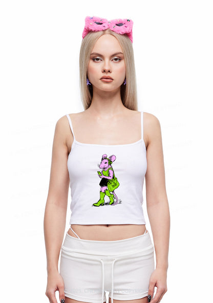Brat Girl Y2K Spaghetti Strap Cami Cherrykitten