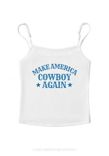 Cowboy Again Y2K Spaghetti Strap Cami Cherrykitten