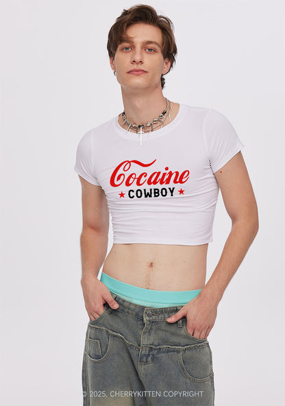 Cola Cowboy Y2K Baby Tee Cherrykitten