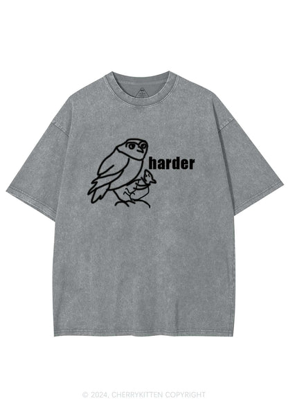 Rats Harder Y2K Washed Tee Cherrykitten
