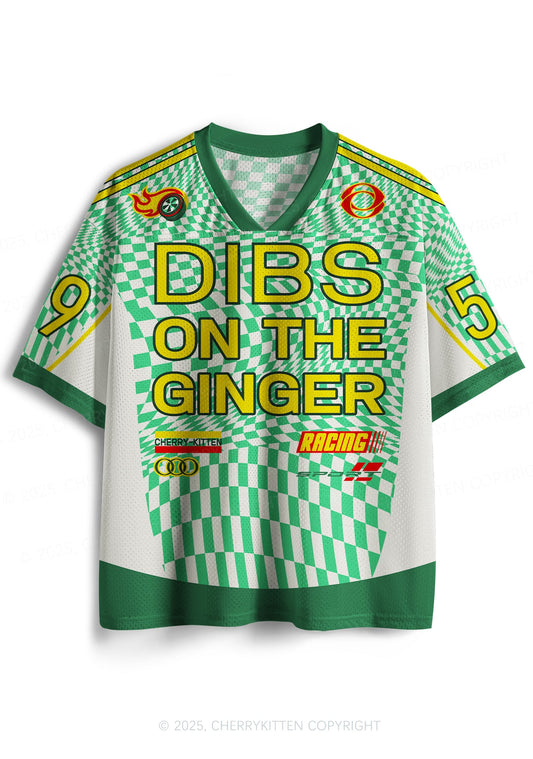 Custom Dibs On The Ginger St Patricks Y2K Sport Jersey Shirts Cherrykitten