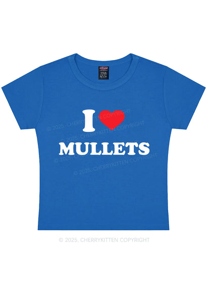 I Love Mullets Y2K Baby Tee Cherrykitten