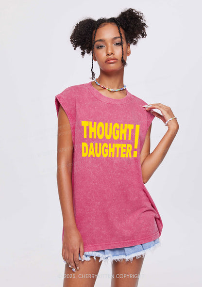 Thought Daughter Y2K Washed Muscle Tank Cherrykitten