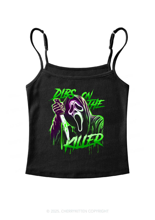 Halloween Dibs On The Killer Y2K Spaghetti Strap Cami Cherrykitten