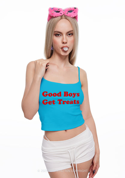 Good Boys Get Treats Y2K Spaghetti Strap Cami Cherrykitten