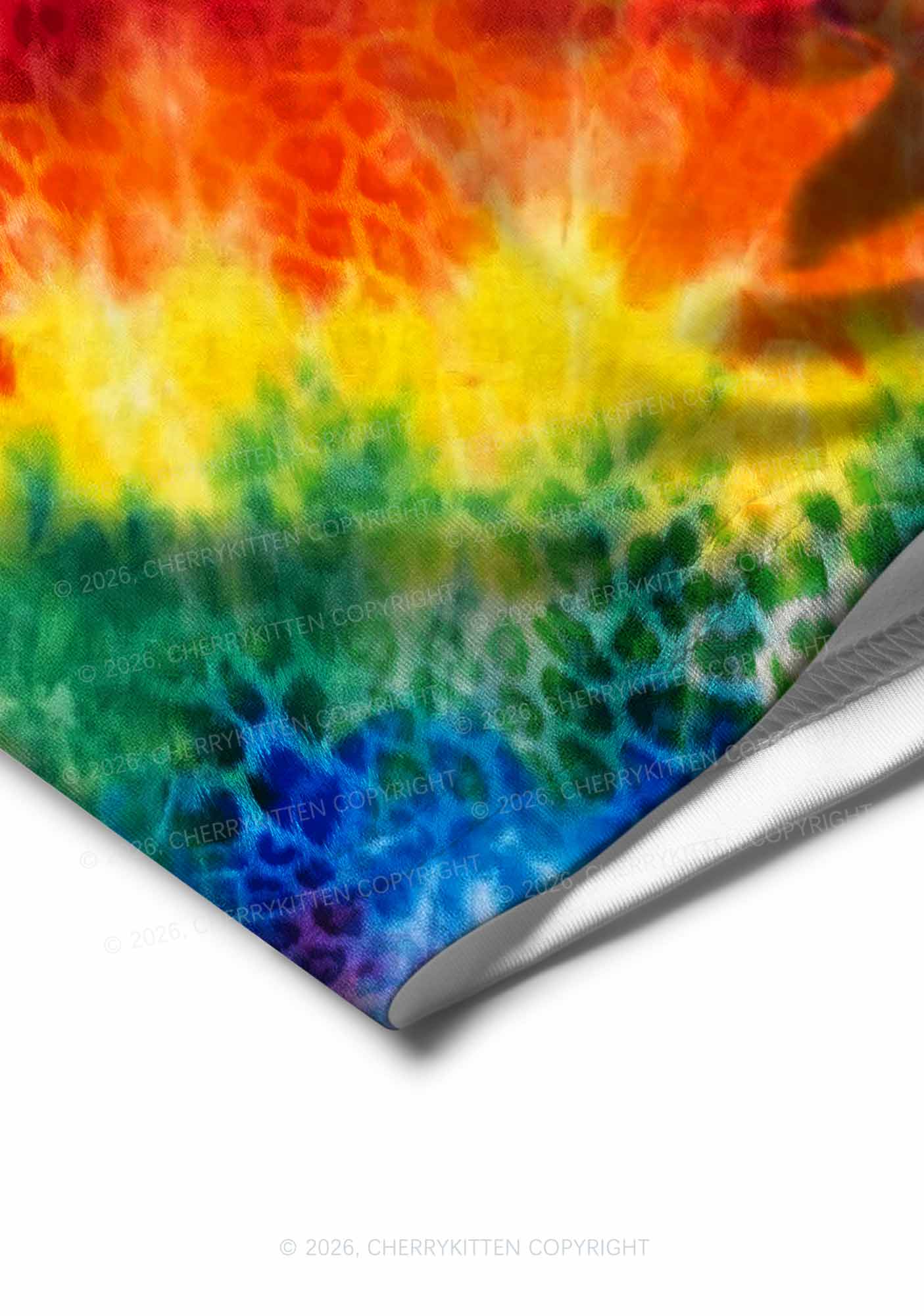 Rainbow Leopard Tie Dye Pride Y2K Print Men Boxer Briefs Cherrykitten