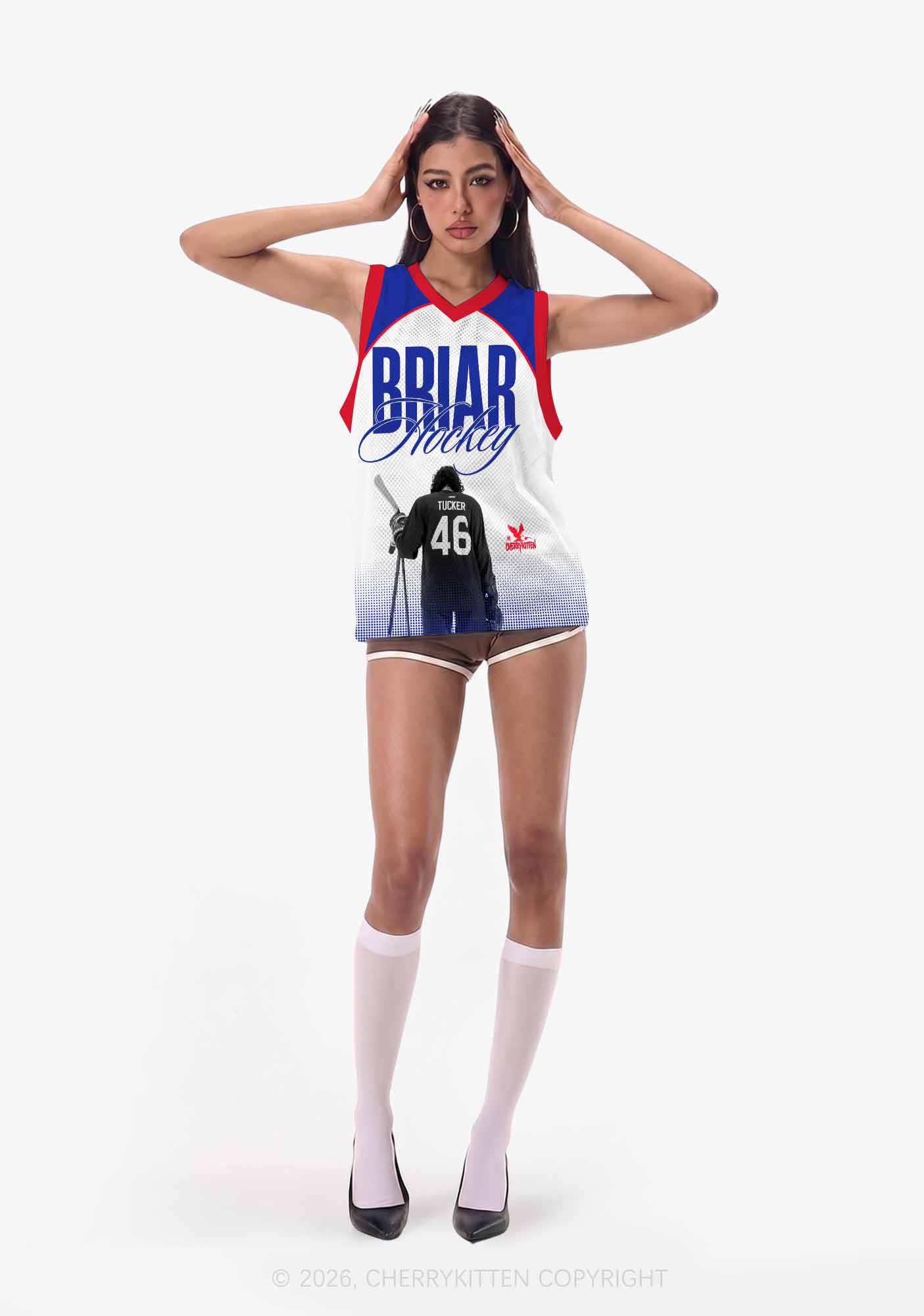 Legend Silhouette JT Y2K Sport Jersey Tank Cherrykitten
