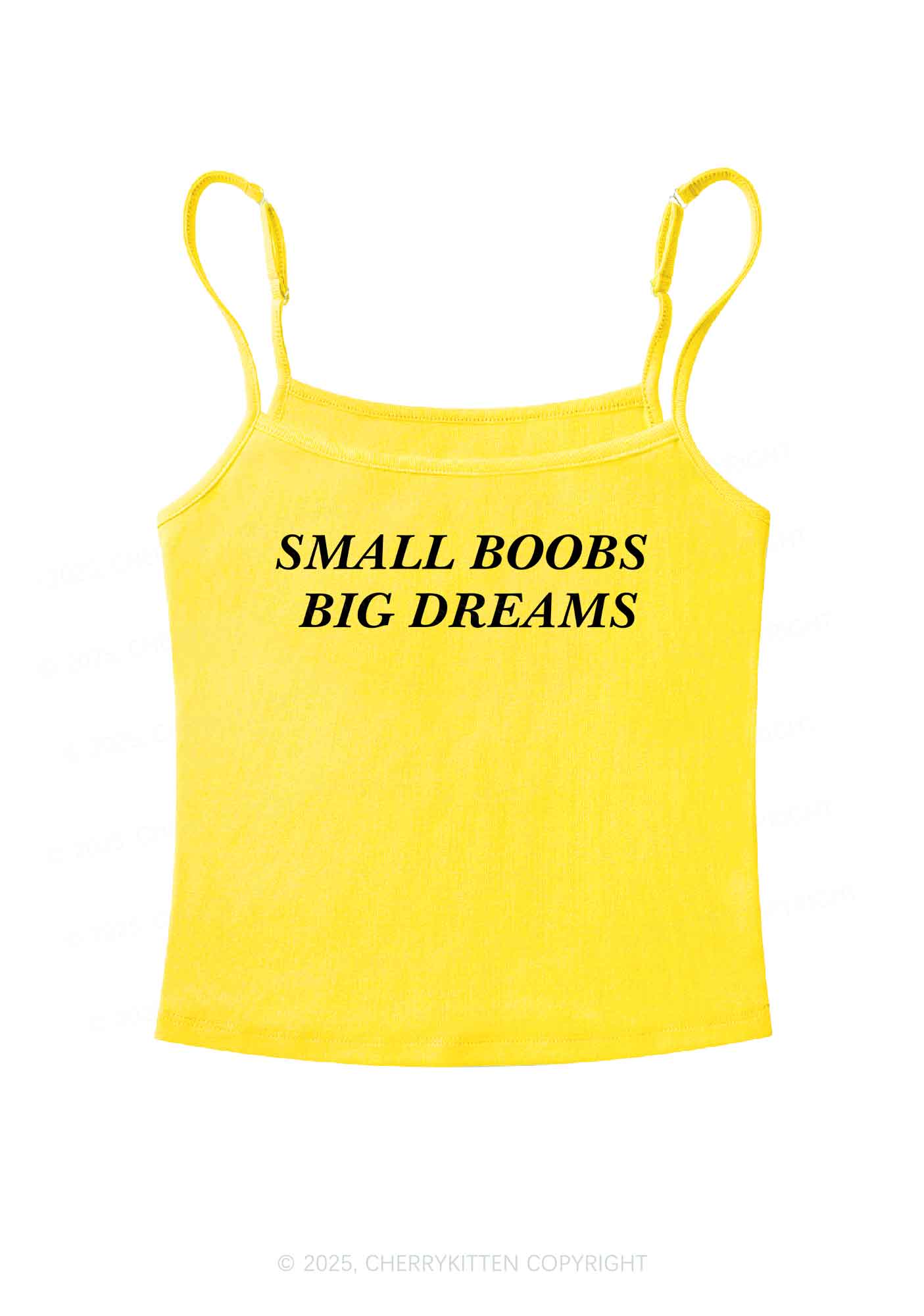 Small But Big Dreams Y2k Spaghetti Strap Cami Cherrykitten