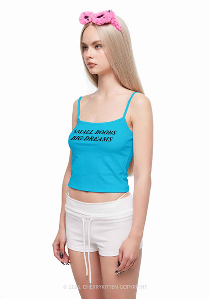 Small But Big Dreams Y2k Spaghetti Strap Cami Cherrykitten