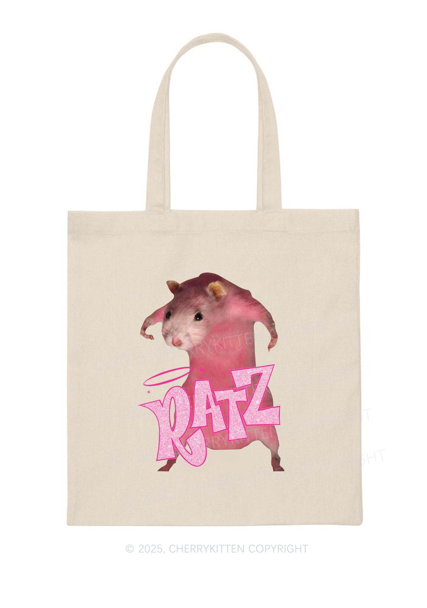 Pink Ratz Y2K Canvas Tote Bag Cherrykitten