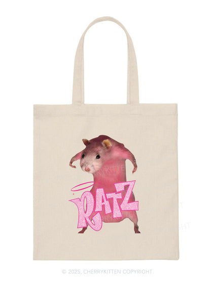 Pink Ratz Y2K Canvas Tote Bag Cherrykitten
