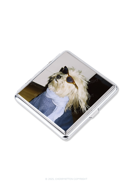 Sunglasses Puppy Y2K Cigarette Case Cherrykitten