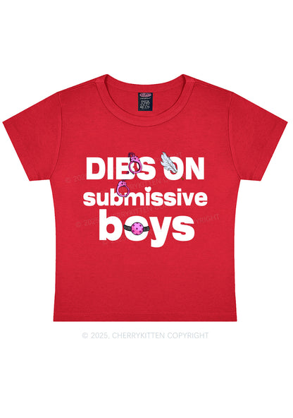 Dibs On S Boys Y2K Baby Tee Cherrykitten