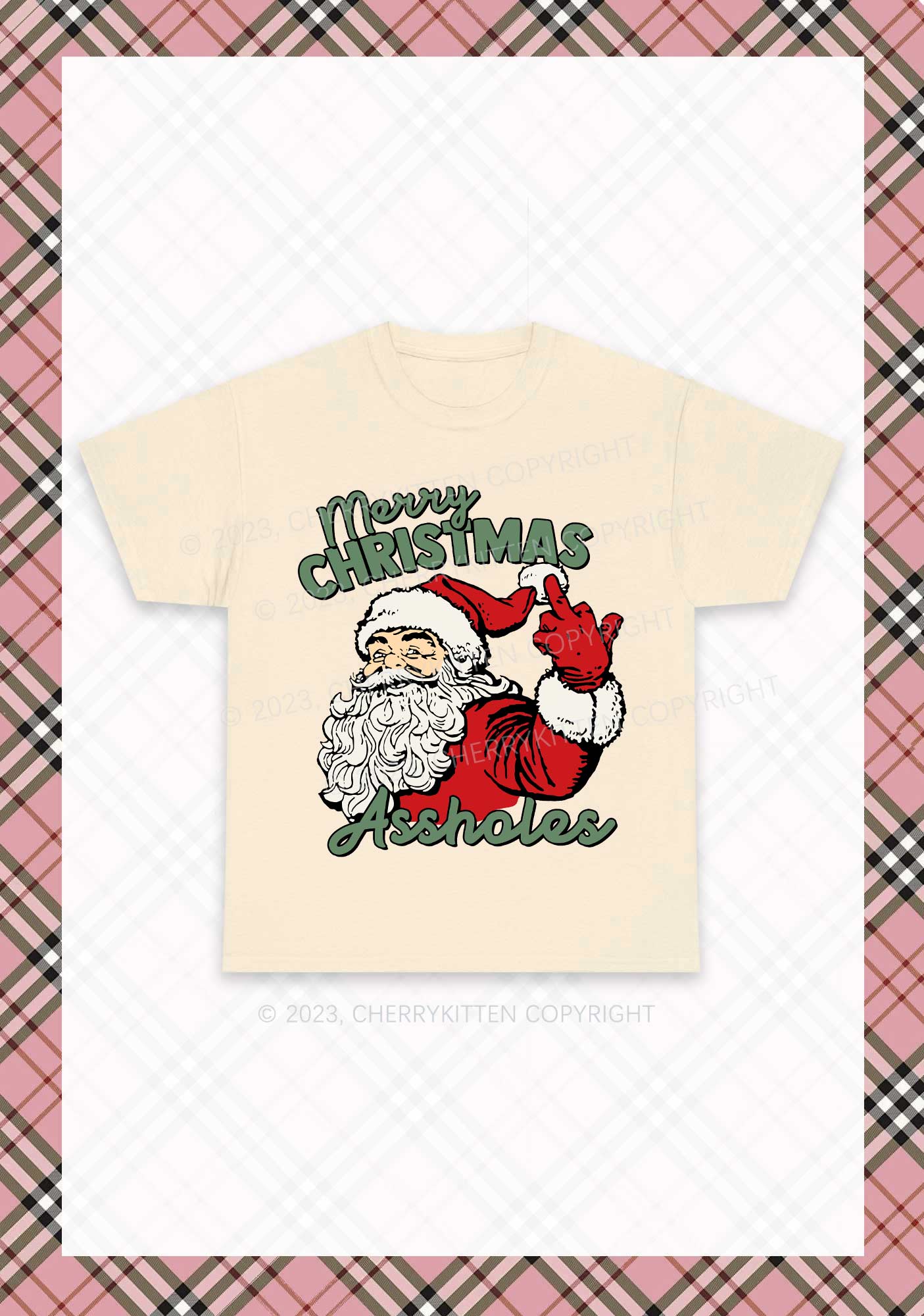 Merry Christmas Chunky Shirt Cherrykitten