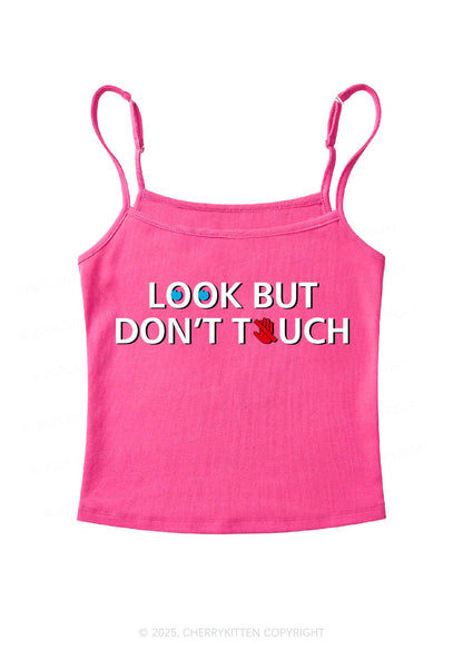 Look Dont Touch Y2K Spaghetti Strap Cami Cherrykitten