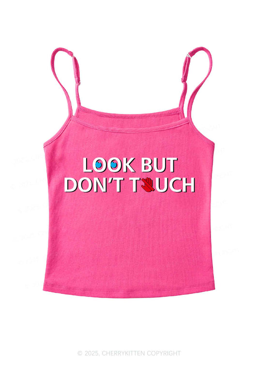Look Dont Touch Y2K Spaghetti Strap Cami Cherrykitten