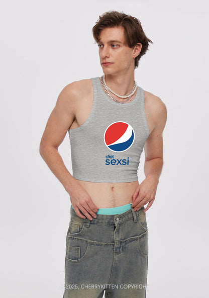Diet Sexsi Y2K Crop Tank Top Cherrykitten