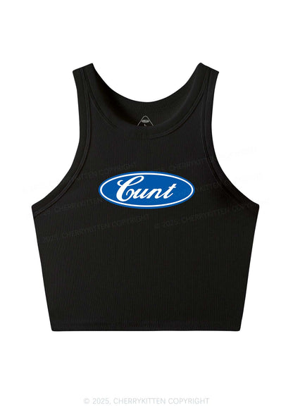 Oval Cxxt Y2K Crop Tank Top Cherrykitten