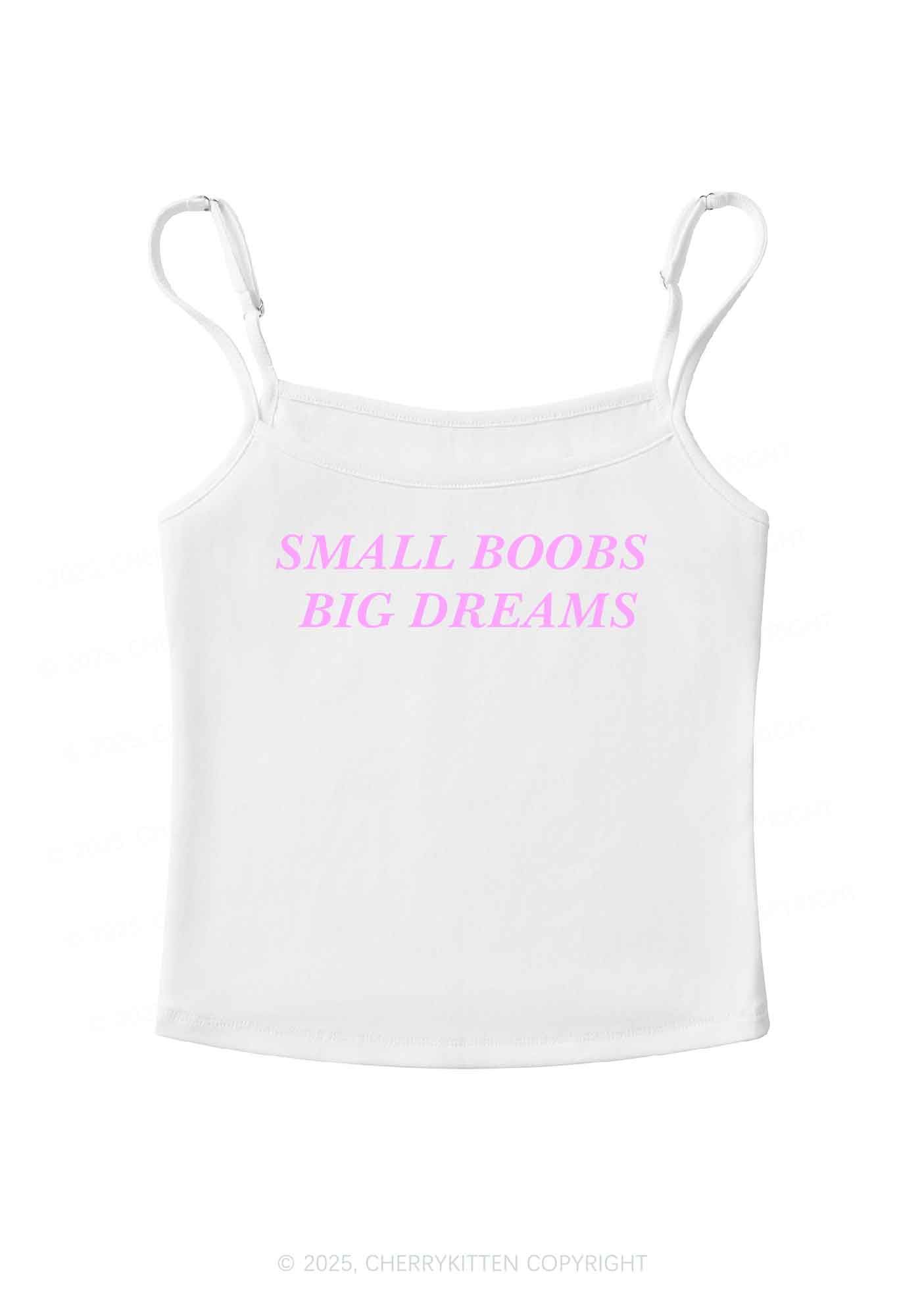 Small But Big Dreams Y2k Spaghetti Strap Cami Cherrykitten
