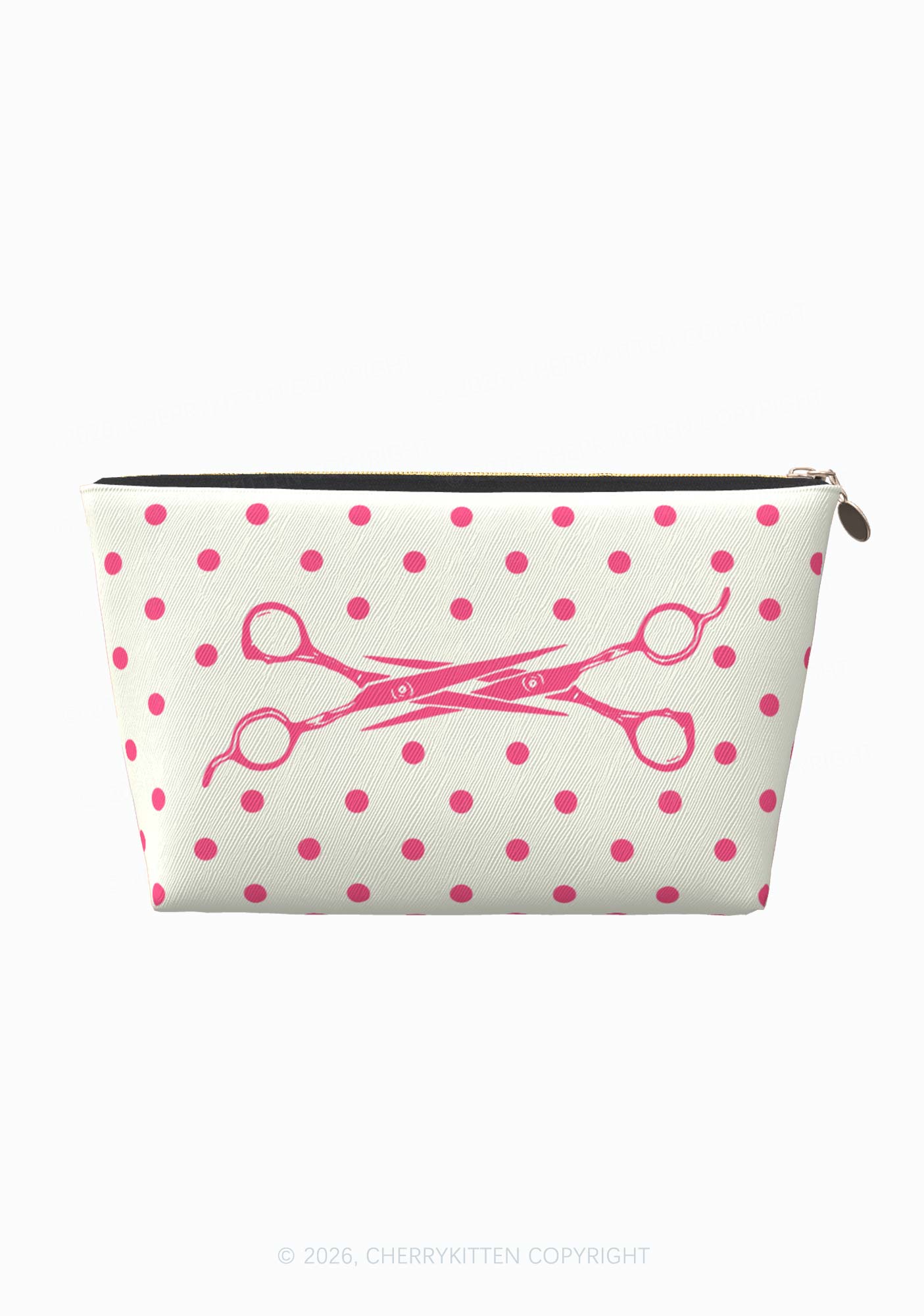Pink Scissors Pride Y2K Makeup Bag Cherrykitten