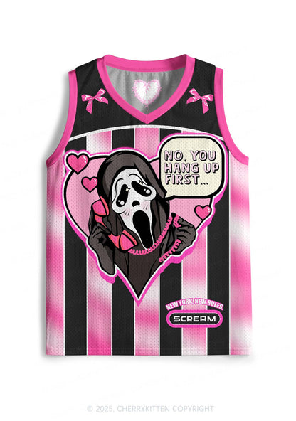 Custom Halloween Skeleton Heart Y2K Sport Jersey Tank Cherrykitten