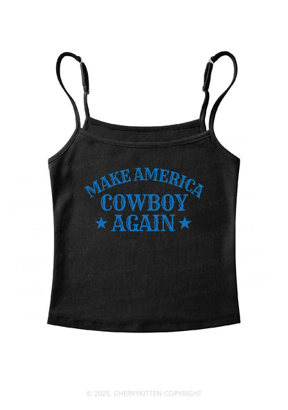 Cowboy Again Y2K Spaghetti Strap Cami Cherrykitten