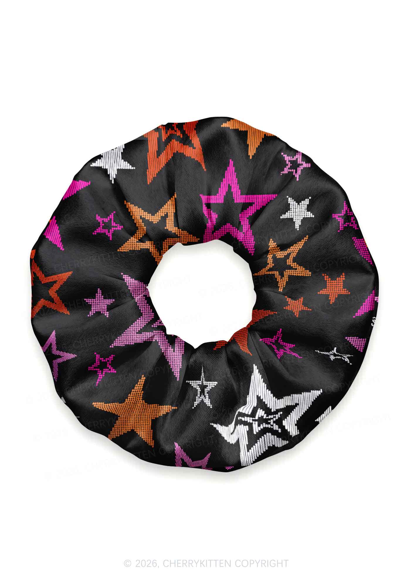 Lesbian Star Pride Y2K Hair Scrunchie Cherrykitten