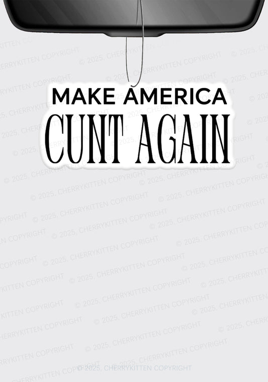 Make America Cxxt Again 1Pc Y2K Car Air Freshener Cherrykitten