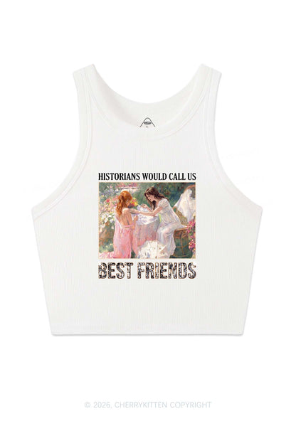 Historians Call Us Best Friends Pride Y2K Crop Tank Top Cherrykitten
