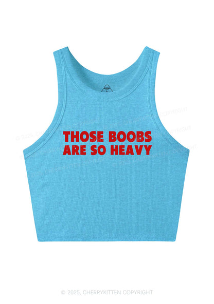 Bxxbs Are So Heavy Y2K Crop Tank Top Cherrykitten