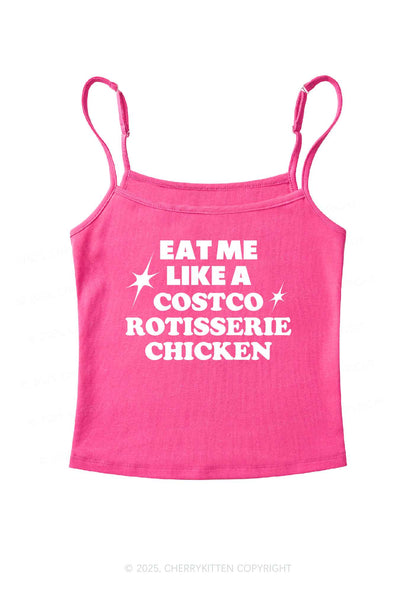 Eat Me Like Chicken Y2K Spaghetti Strap Cami Cherrykitten