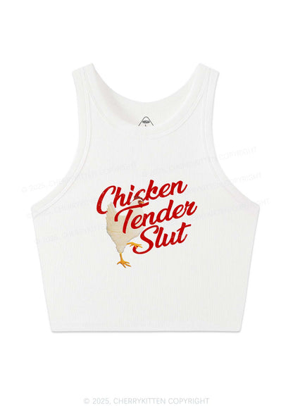 Chicken Tender Slxt Y2K Crop Tank Top Cherrykitten