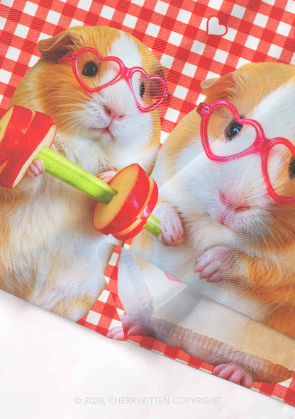 Two Guinea Pigs Y2K Mesh Crop Top Cherrykitten
