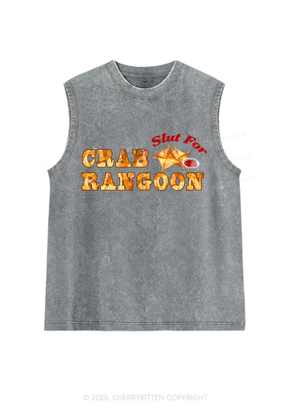 Slxt For Carb Rangoon Y2K Washed Muscle Tank Cherrykitten