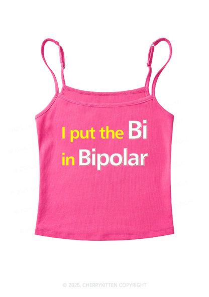 Bi In BipolarY2K Spaghetti Strap Cami Cherrykitten