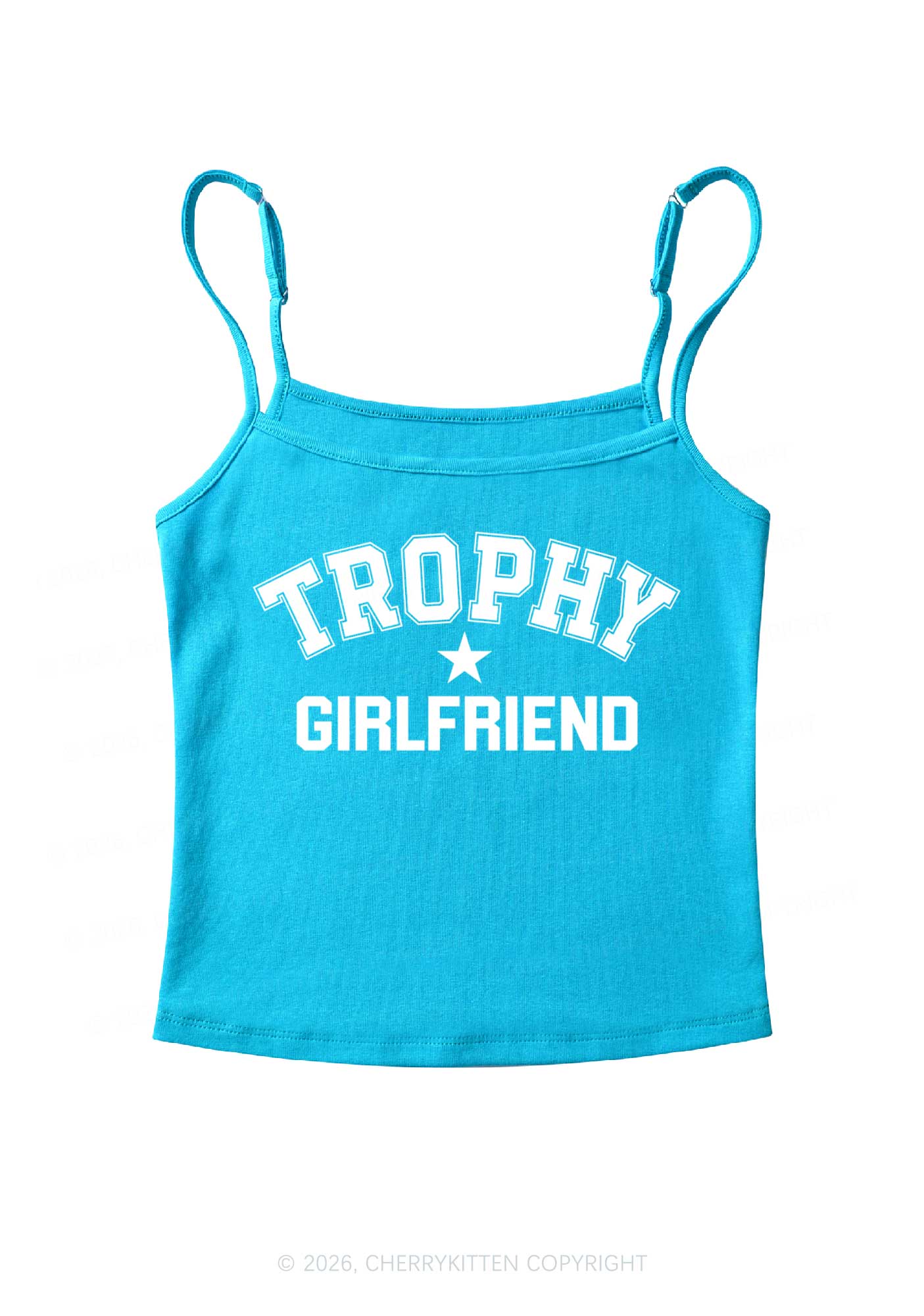 Trophy Girlfriend Y2K Spaghetti Strap Cami Cherrykitten