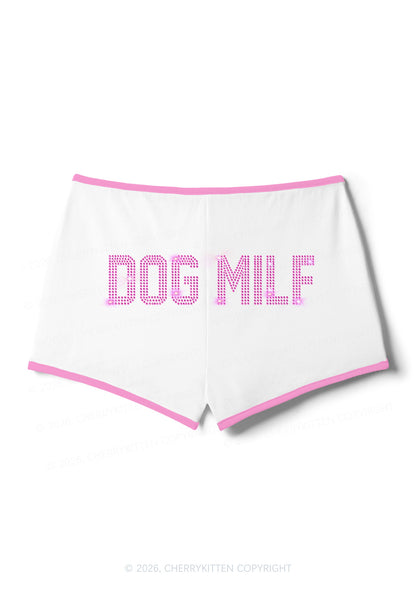 Rhinestone Dog Mxxf Y2K Booty Shorts Cherrykitten