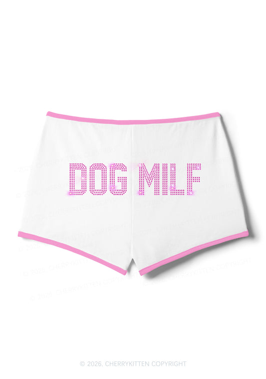 Rhinestone Dog Mxxf Y2K Booty Shorts Cherrykitten