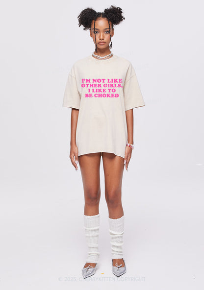 I Like To Be Choked Y2K Shirts Washed Tee Cherrykitten