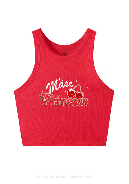 Masc Princess Cherry Pride Y2K Crop Tank Top Cherrykitten