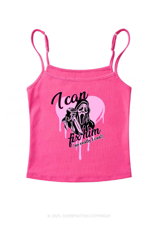 Halloween Ghost Fix Him Y2K Spaghetti Strap Cami Cherrykitten