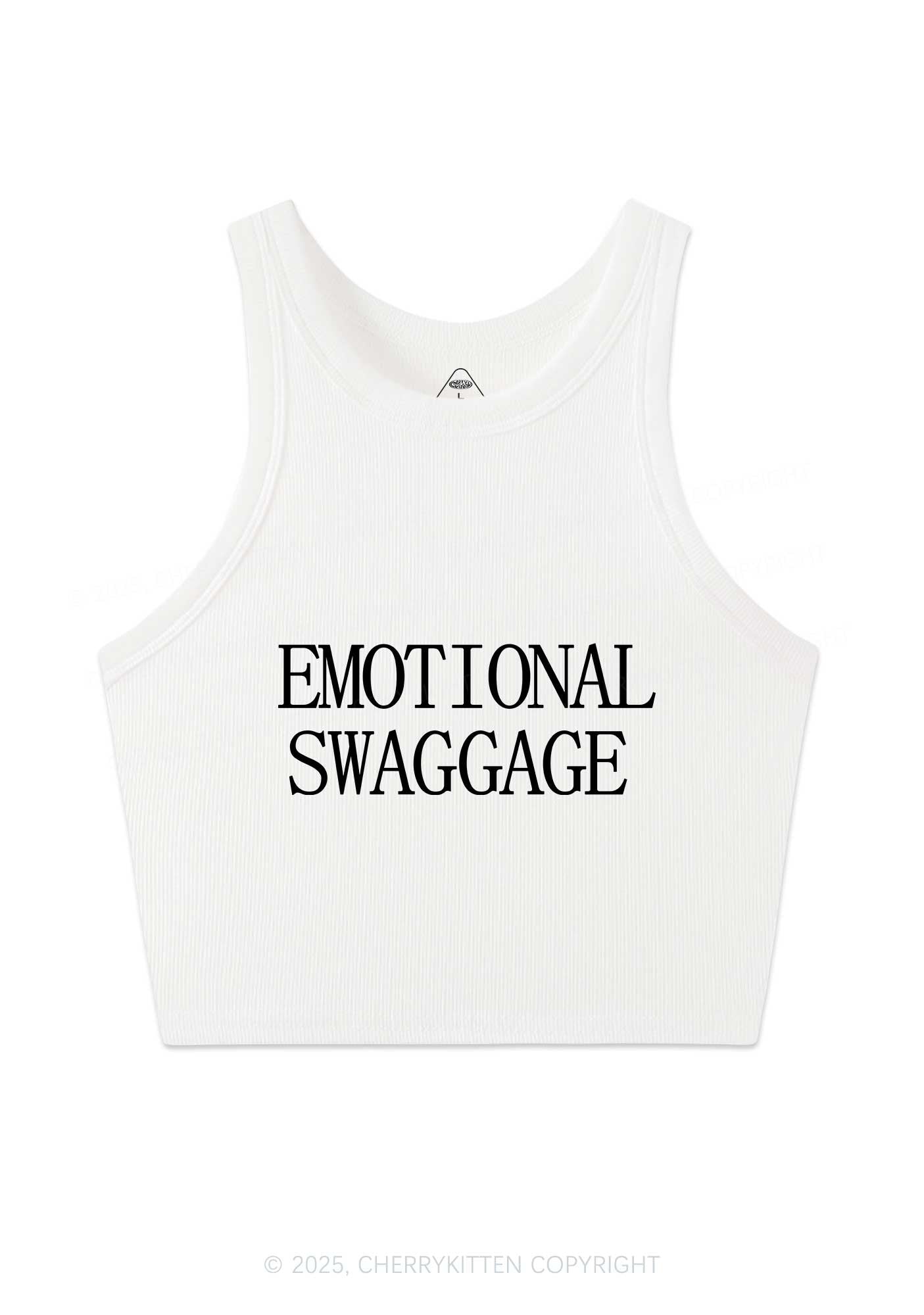 Emotional Swaggage Y2K Crop Tank Top Cherrykitten