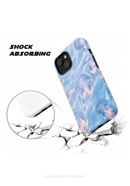 Blue Ocean Jellyfish Y2K Phone Case Cherrykitten