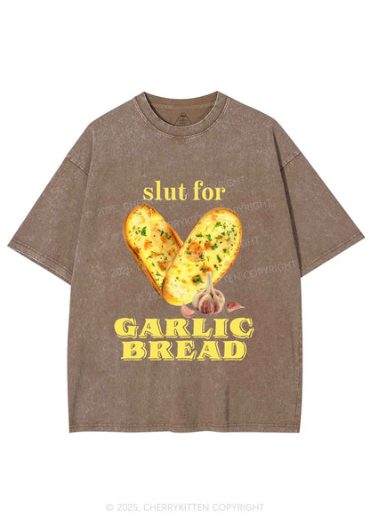 Slxt For Garlic Bread Y2K Shirts Washed Tee Cherrykitten