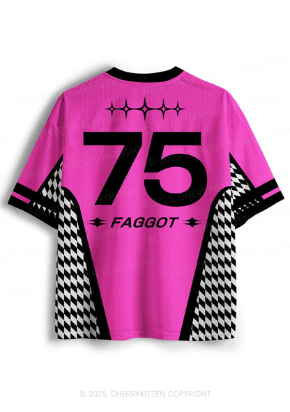 Custom Hot Pink Faggot Pride Y2K Sport Jersey Shirts Cherrykitten