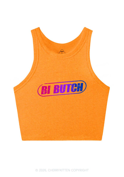 Bi Butch Pride Y2K Crop Tank Top Cherrykitten