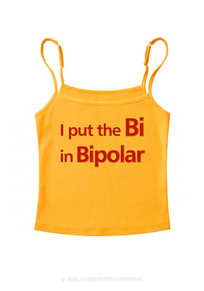 Bi In BipolarY2K Spaghetti Strap Cami Cherrykitten